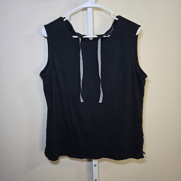 Brooks Brothers Tops - Brooks Brothers 346‎ Black Sleeveless Tank Top Women's XL Casual